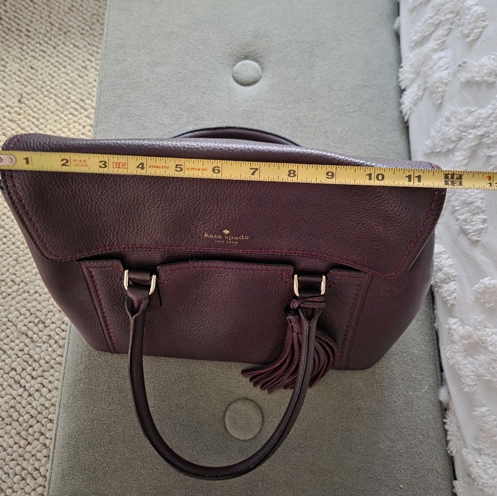 Kate Spade Plum Leather Handbag - Picture 11 of 11